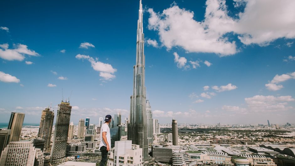 This is not a hoax!  Emirates Airlines put a woman on the tallest skyscraper in the world