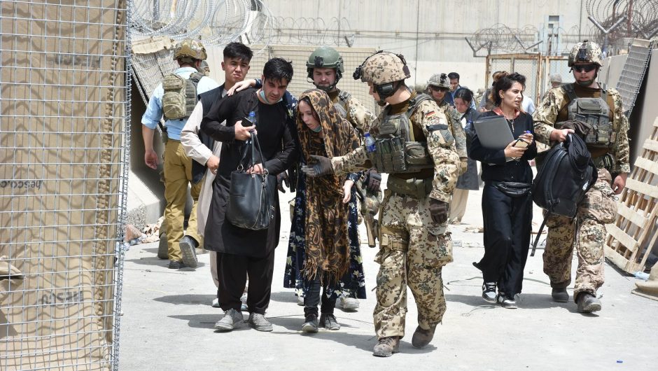 Afghanistan.  The Taliban criticize the United States.  Chaos at the airport
