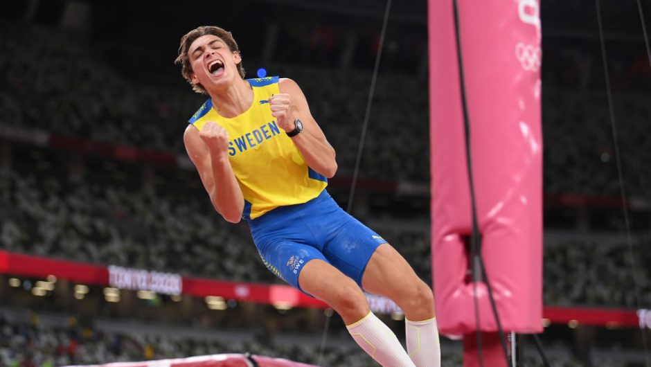 Tokyo 2020. An exceptional performance by Armand Duplantis.  Pewter Lasik without a medal