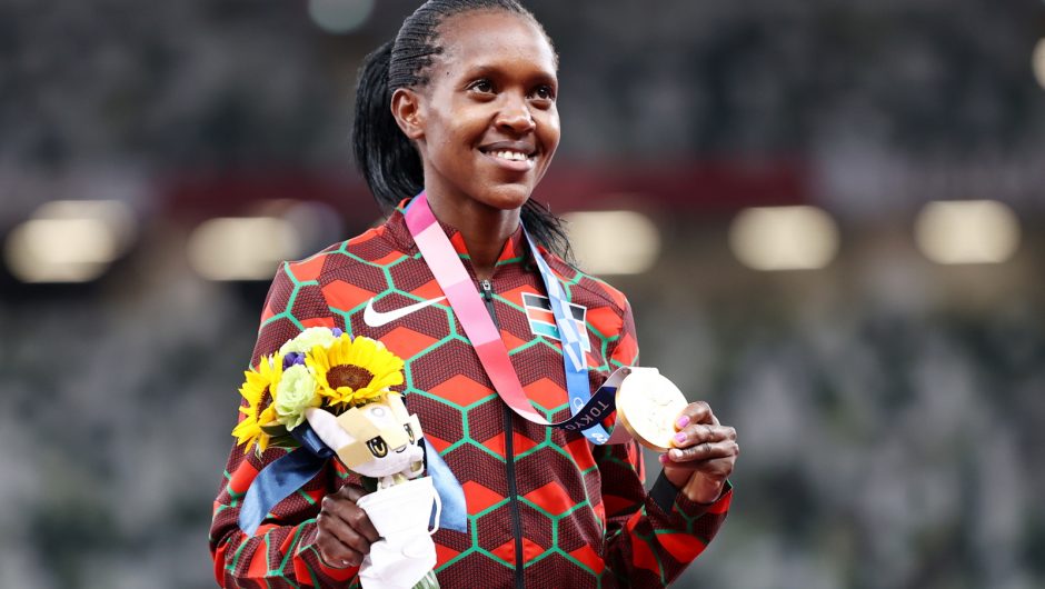 Tokyo 2020. The Olympic record has been broken.  Kenya defended the title