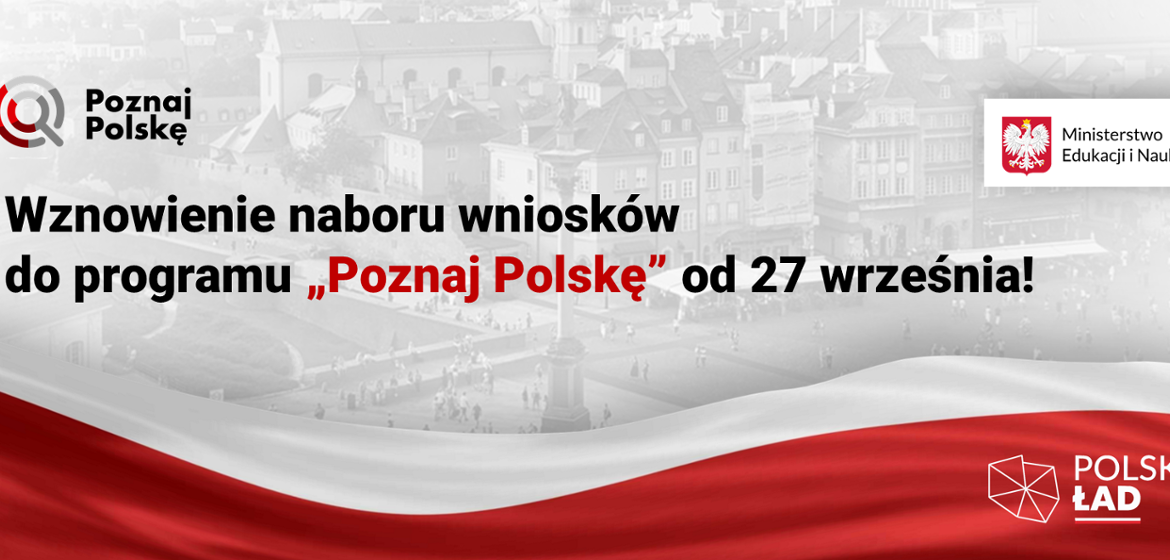 The call for applications for the "Meet Poland" program will resume from September 27!  - Ministry of Education and Science