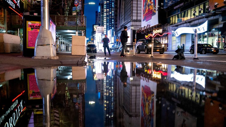 United States of America.  New York City is paralyzed by floods.  At least 14 people were killed