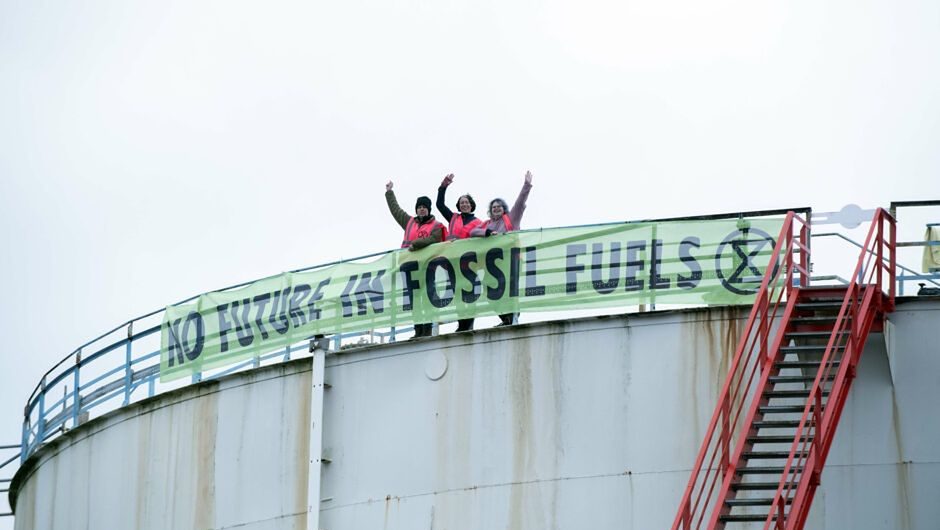 Activists raided a British refinery
