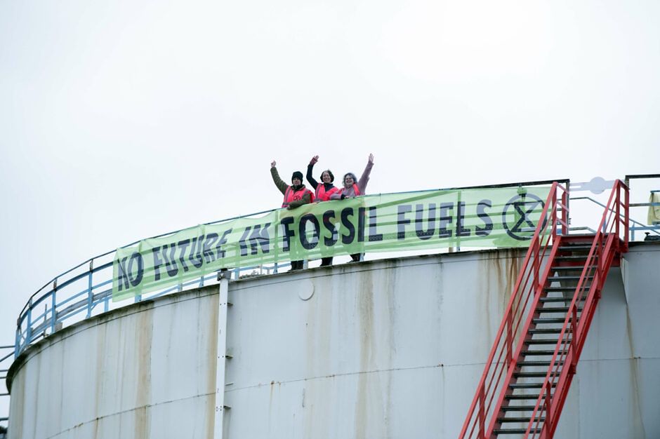 Activists raided a British refinery