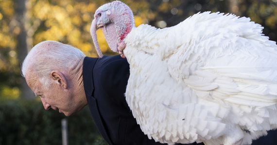 Biden "pardoned" the turkeys.  Talk about their 'immunization status'