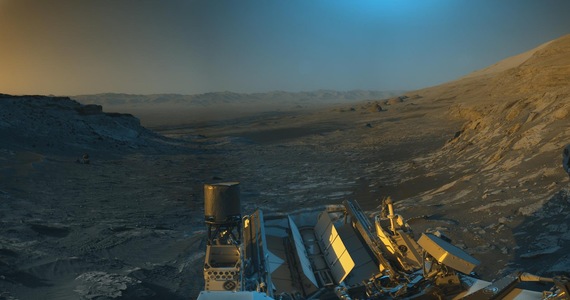 Postcard from Mars.  Send curiosity into some other photos