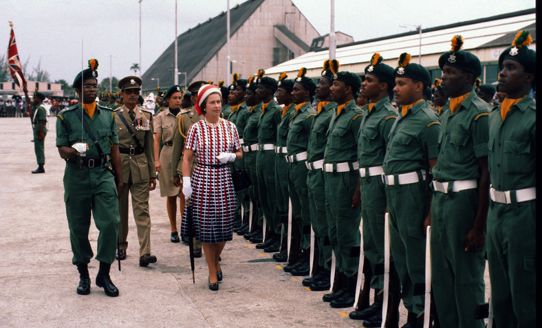 Elizabeth II's visit to Barbados in 1977