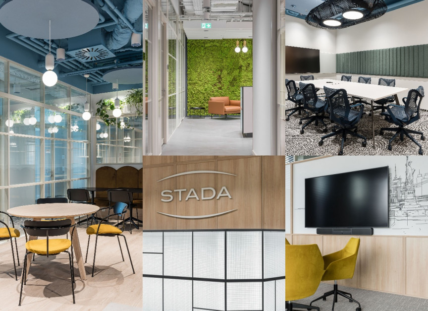 Design Group designed the Warsaw office in Stada.  In classic interiors again