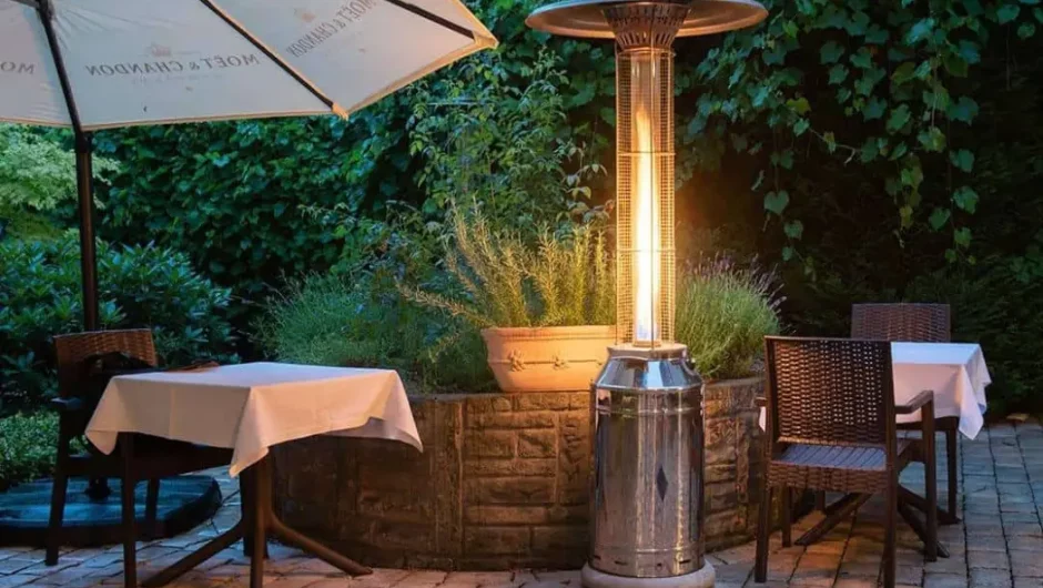 Is a patio heater near the house a good investment?