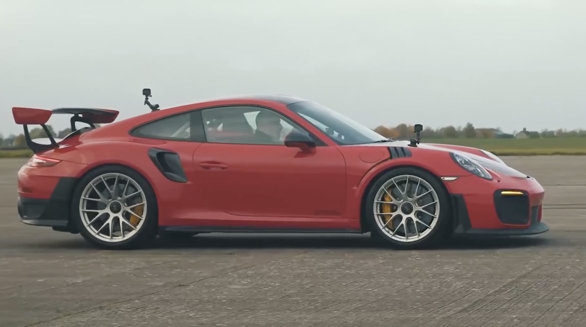 McLaren and Ferrari in the fight against the "old" Porsche.  Germany has nothing to be ashamed of (video)