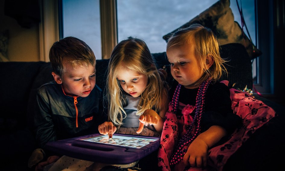 The pandemic has pushed children to screens.  In the US, they spend 8 hours on tablets.  daily