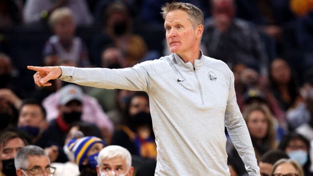 Basketball.  Media: Steve Kerr will replace Gregg Popovich as coach of the NBA team