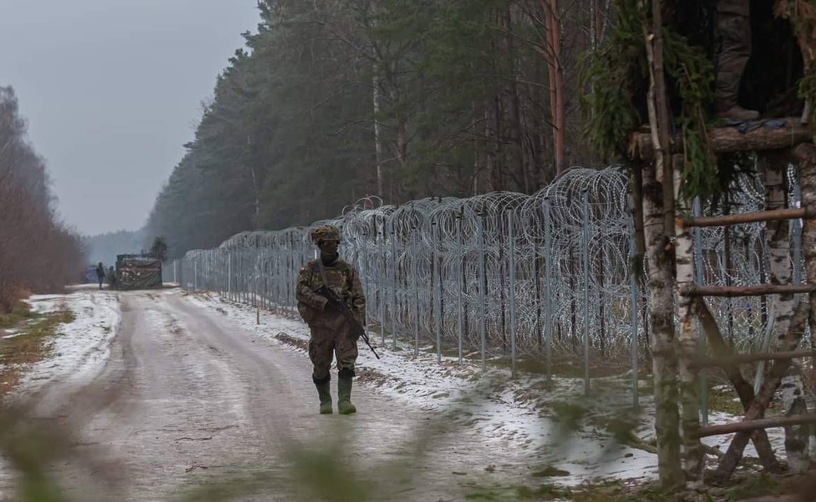 Polskie służby zabezpieczają zachodnią granicę UE (fot. MON)