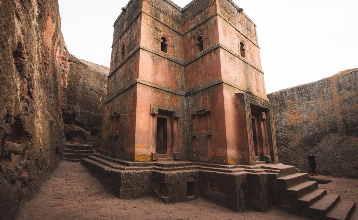 Ethiopia.  Lalibela is in the hands of the rebels.  The city is included in the UNESCO list