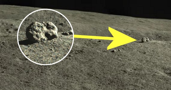 The Yutu-2 rover has reached a mysterious monolith on the Moon's surface.  first pictures