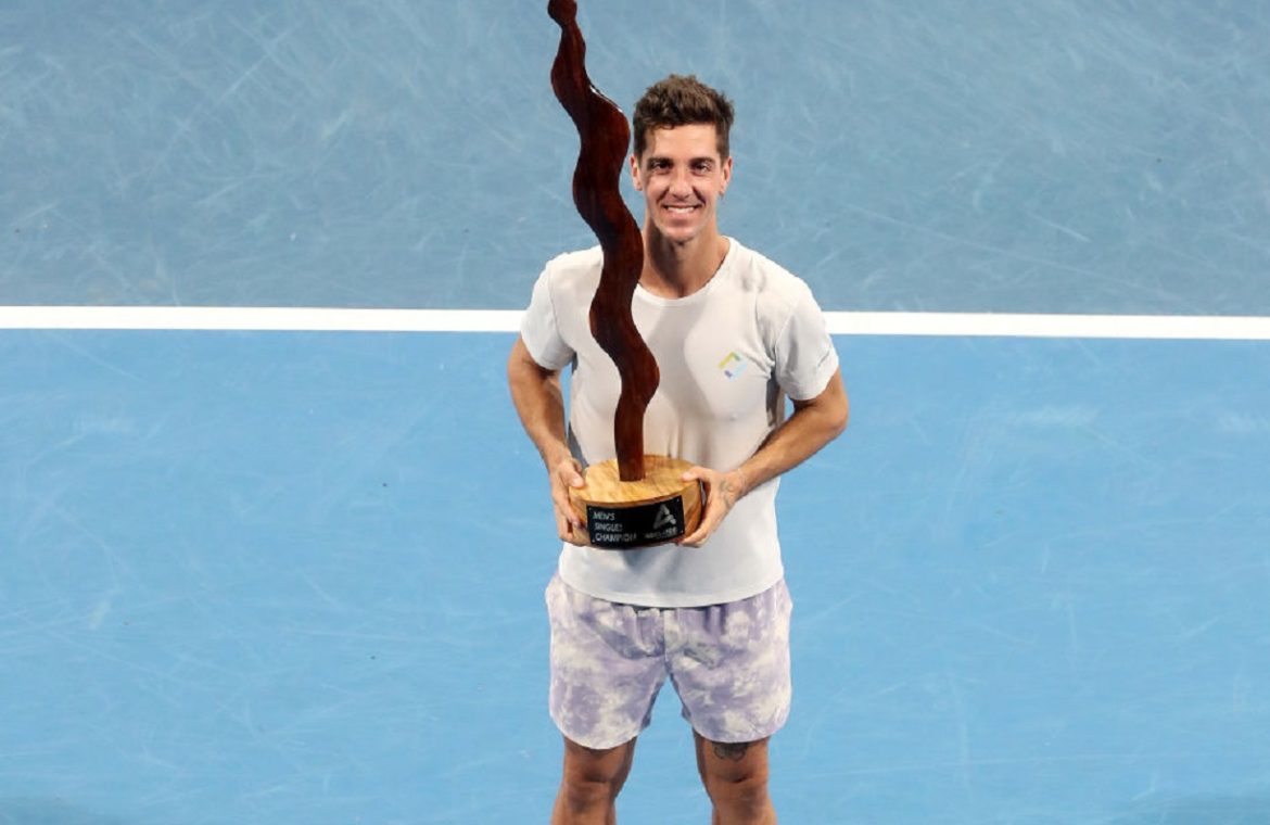Thanci Kokkinakis is finally here!  The new champion in Adelaide