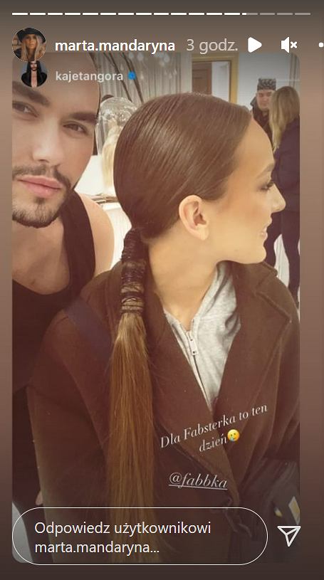 The Mandarin showed Fabien's preparations for the party.  They went to the hairdresser together