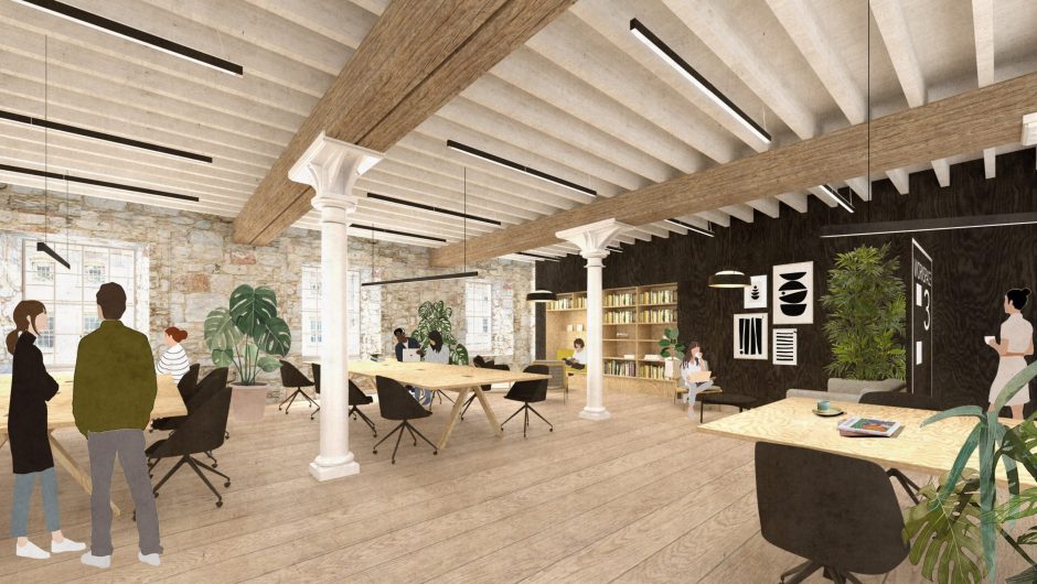 In April 2022, a new premium class co-working space will open at Royal William Yard