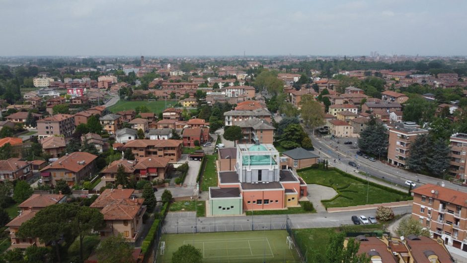 Italy: The church was built from recycled materials
