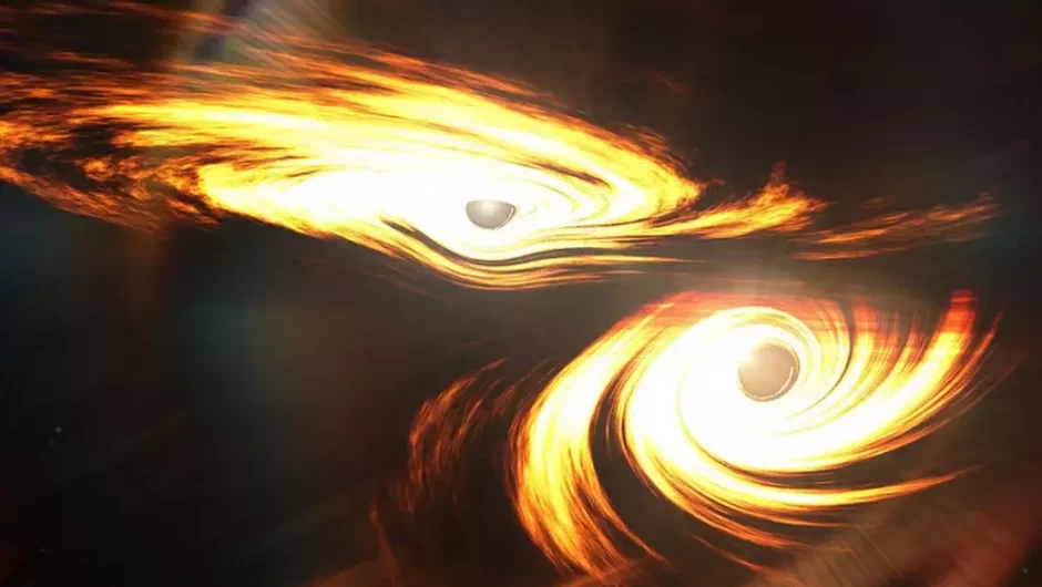 Połączenie czarnych dziur z ekscentrycznymi orbitami.  To pierwsze takie odkrycie w historii
