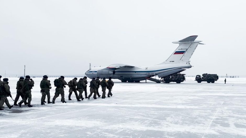 Riots in Kazakhstan.  Russia ships 20 flights with personnel and military equipment