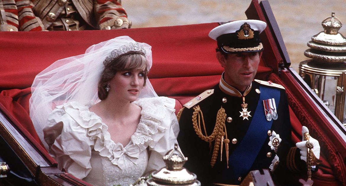 Years later, bridesmaid Diana remembers her wedding with Prince Charles.  One thing didn't suit her