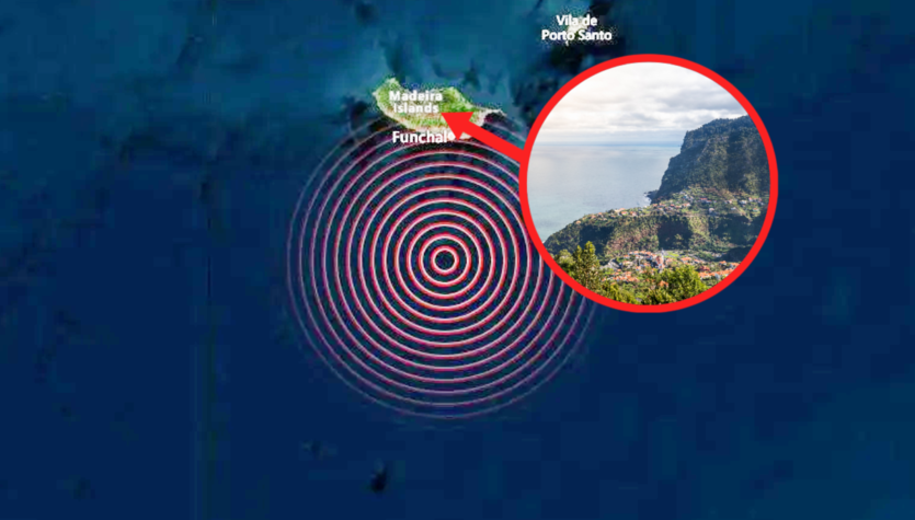 Madeira earthquake.  Everyone on the island was shocked by a force of 5.3