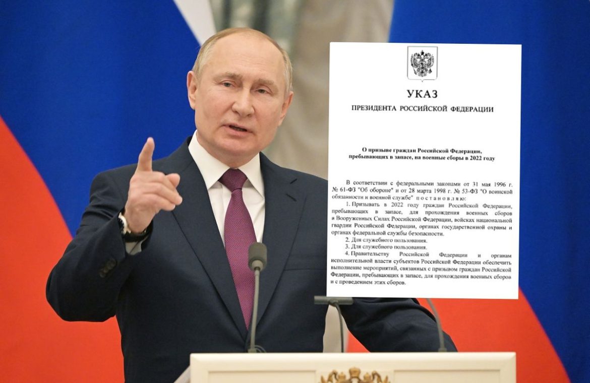 Putin signed the decree.  The Russians will receive a summons - O2