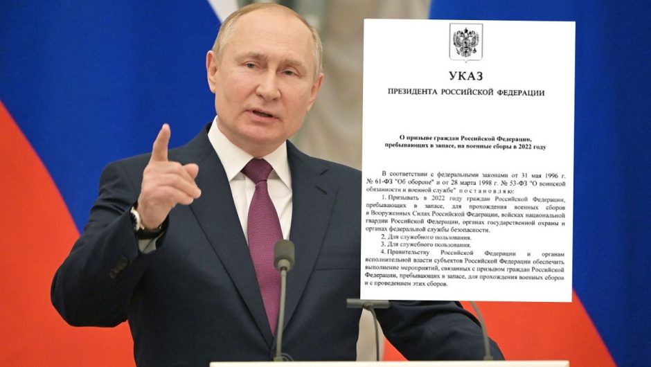 Putin signed the decree.  The Russians will receive a summons – O2