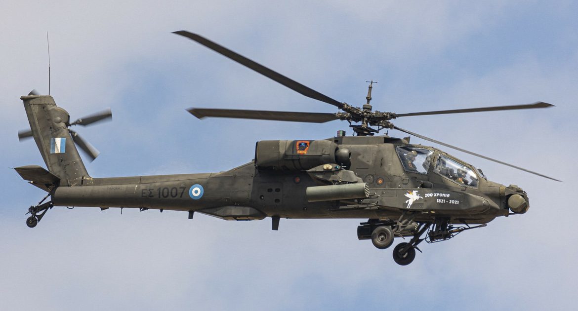 The United States will transfer 12 combat helicopters from Greece to Poland