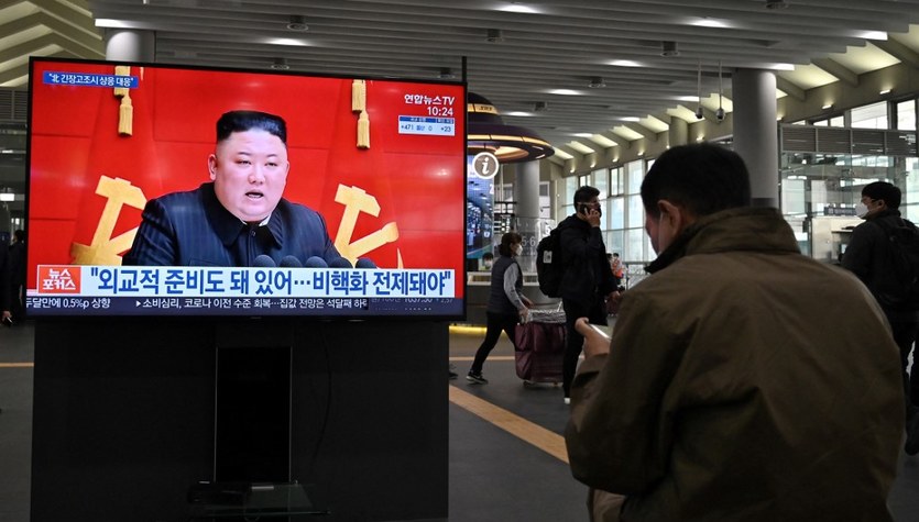 North Korea.  Kim Jong-un threatens with 'enormous offensive potential'