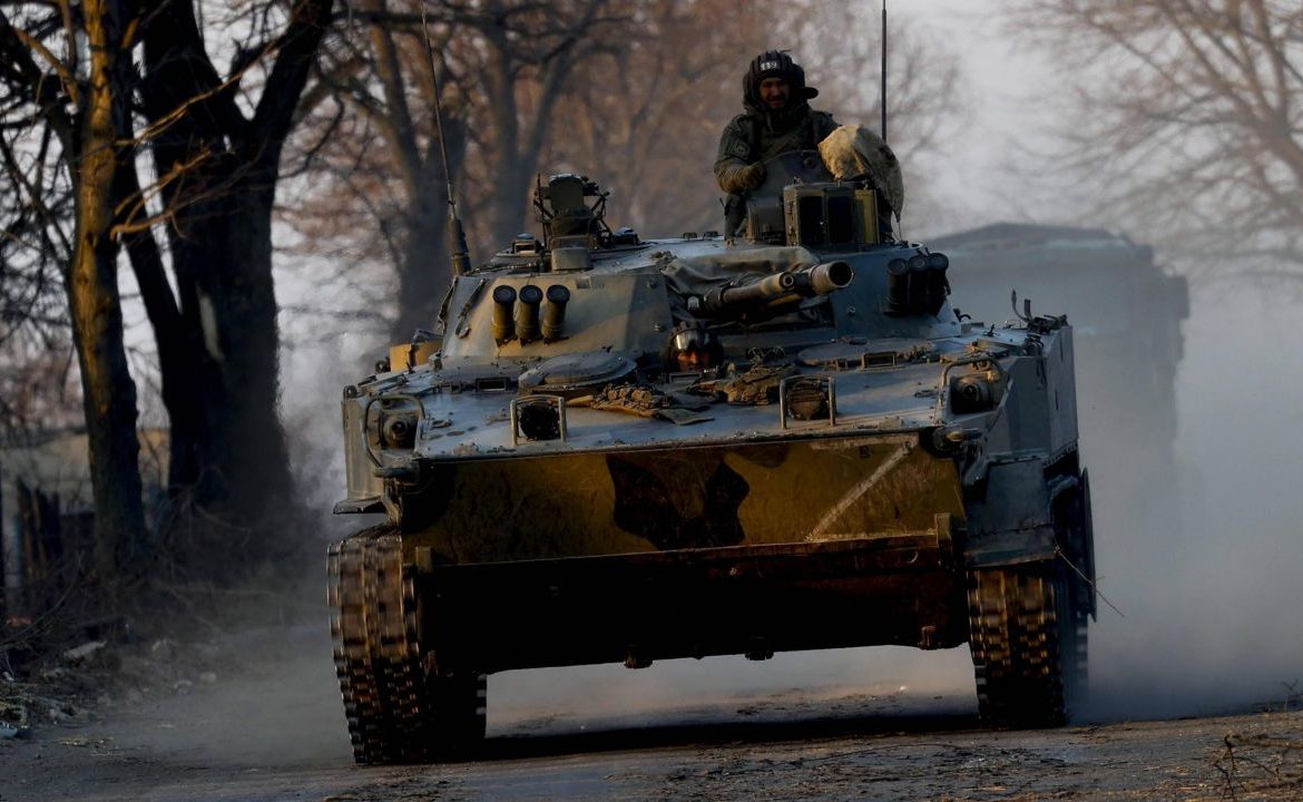 Rosyjskie wojska okupują część Ukrainy (fot. Sefa Karacan / Anadolu Agency/Abaca, PAP/Abaca)
