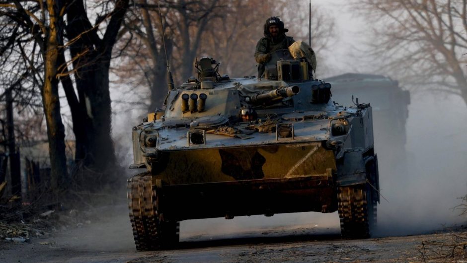 The Russians announced the withdrawal of some troops.  Ukraine and the United States warn