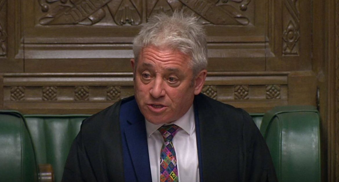 John Bercow was the star of British politics.  And prevent "Mr. Order" from entering Parliament
