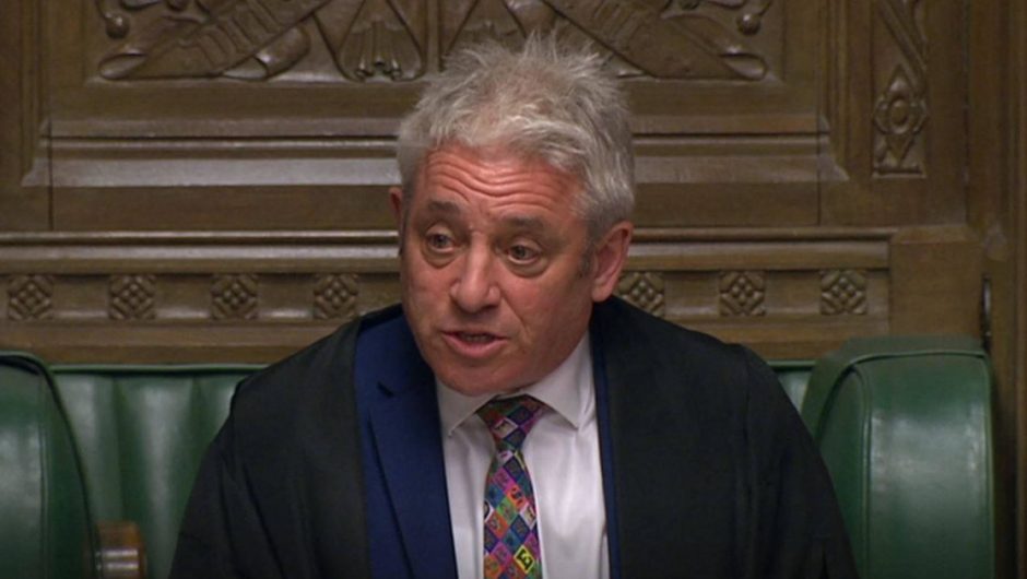 John Bercow was the star of British politics.  And prevent “Mr. Order” from entering Parliament