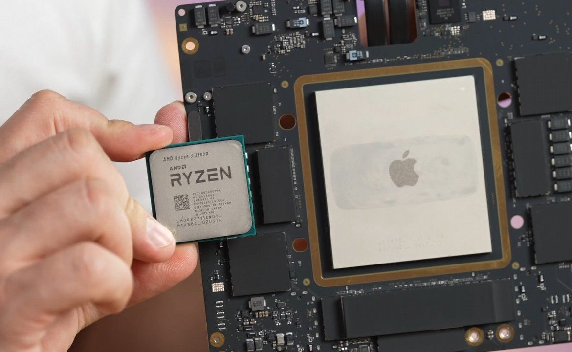 The Apple M1 Ultra is giant;  AMD Ryzen processor is a game with it
