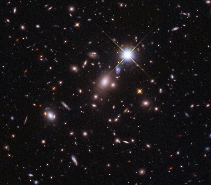 The Hubble telescope broke a record.  Scientists discover the oldest star in space