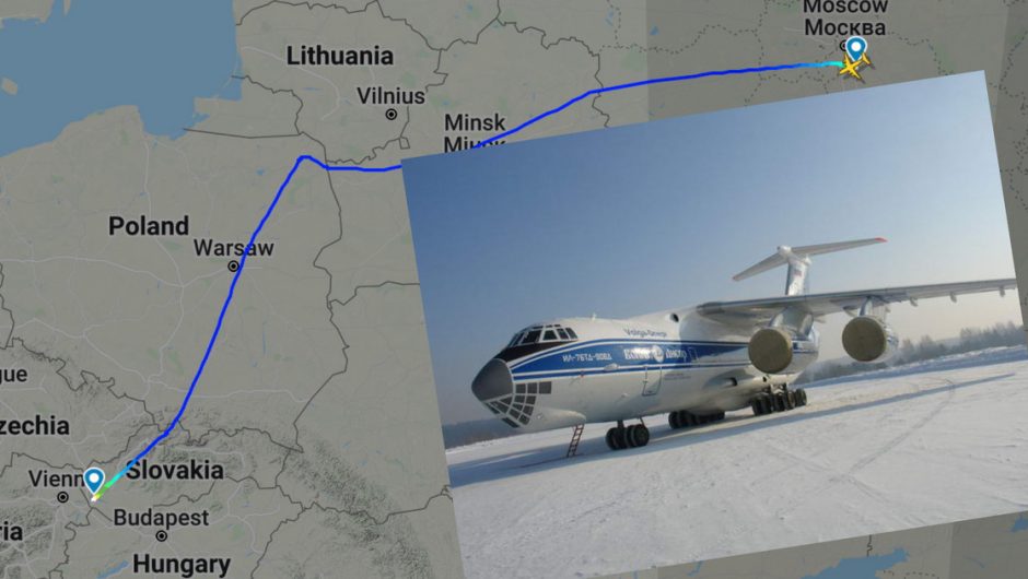 The great Russian Il-76 over Poland again.  How is this possible?