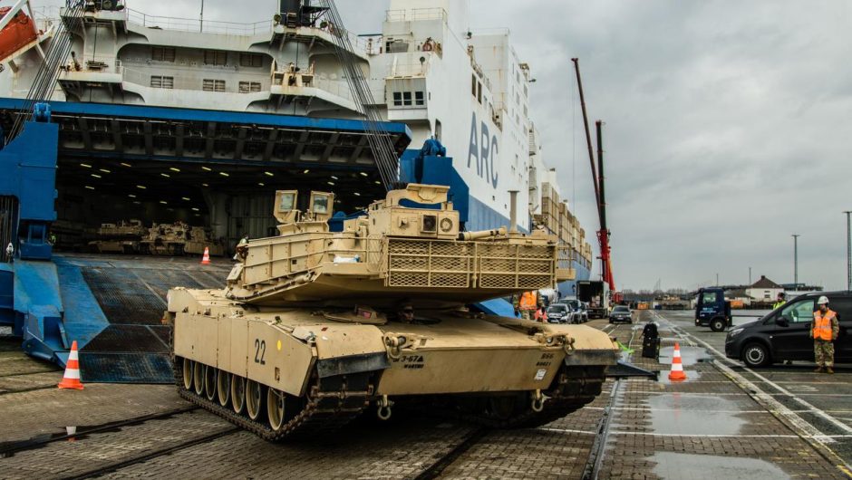 United States of America.  American armored forces will go to Europe.  Another change as part of the Atlantic dissolution process