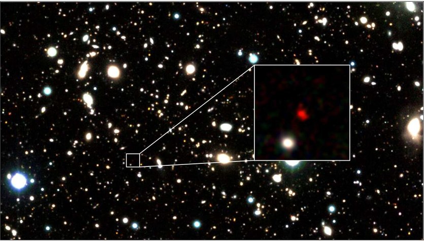 Discover the outermost galaxy.  It's called HD 1