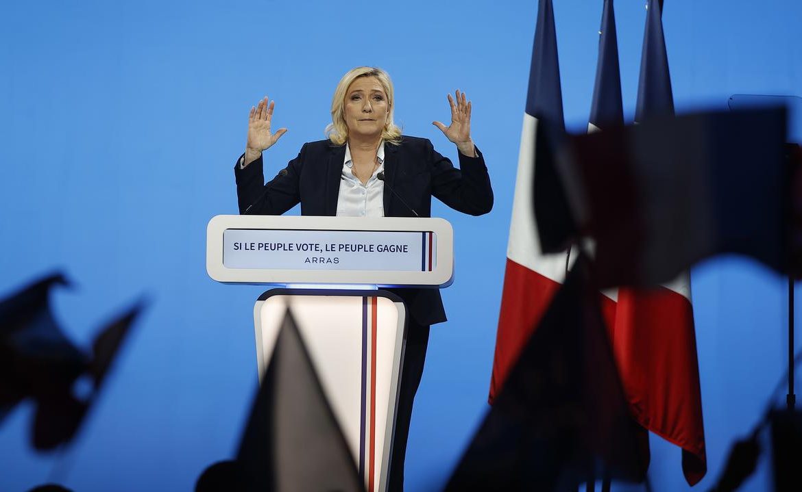 Marine Le Pen.  Presidential elections in France 2022. Who is the far-right candidate for the presidency?
