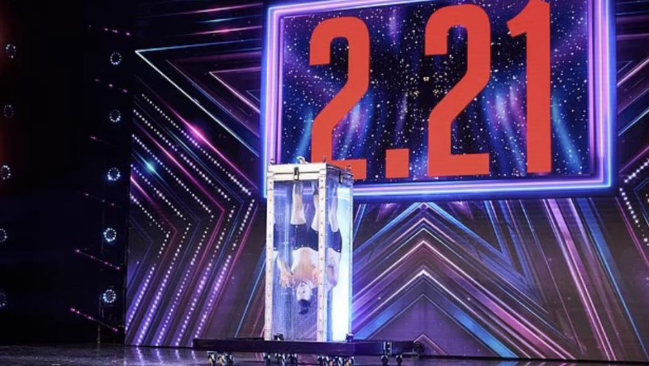 British “Got Talent” viewers panicked.  The man almost drowned on the stage