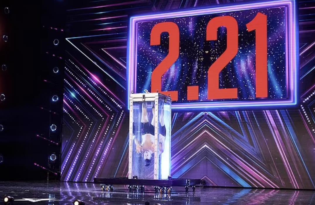 British "Got Talent" viewers panicked.  The man almost drowned on the stage