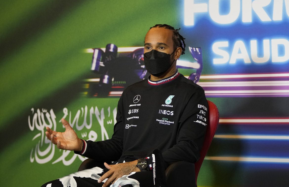 Lewis Hamilton raised the white flag.  He won't win the title this year