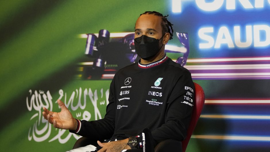 Lewis Hamilton raised the white flag.  He won’t win the title this year
