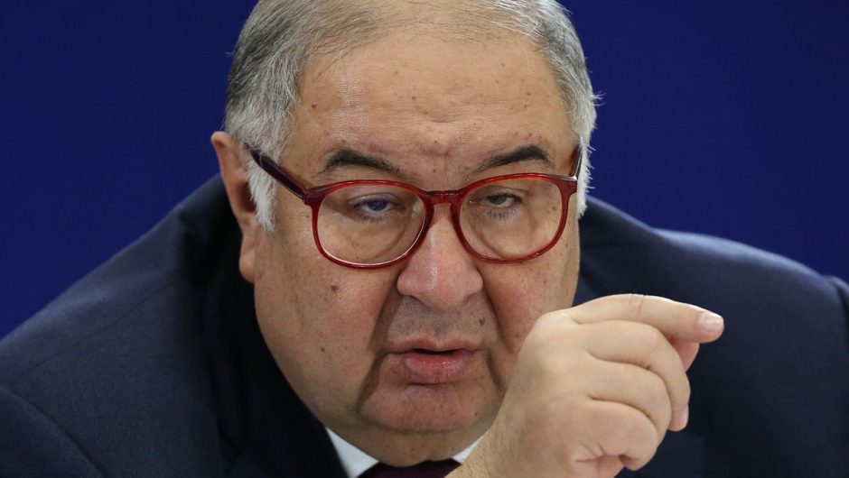 Alisher Usmanov, the Russian oligarch, loses his fortune.  They took his helicopters