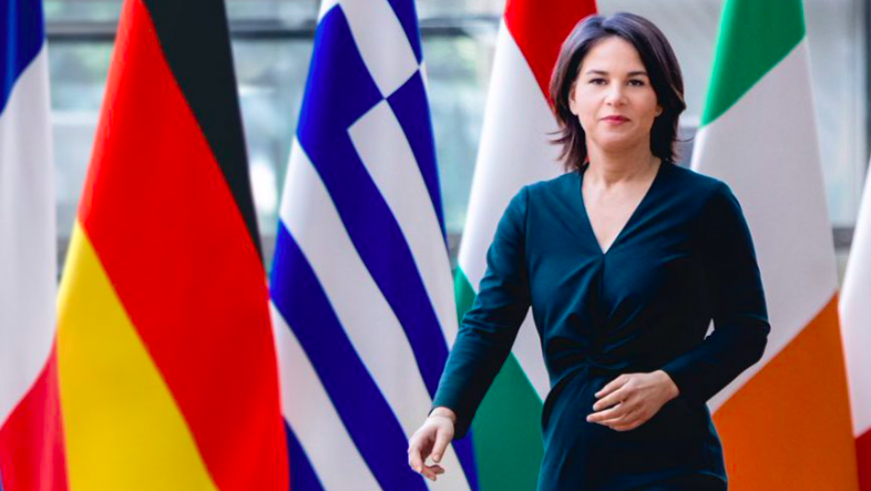 Minister spraw zagranicznych Niemiec Annalena Baerbock, źródło: Twitter/Außenministerin Annalena Baerbock (@ABaerbock)
