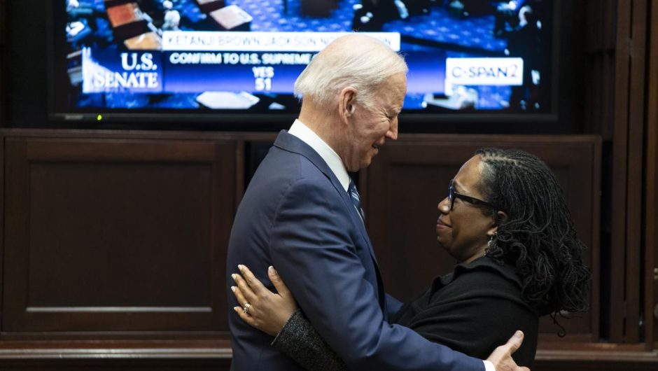 Ketanji Brown Jackson approved by the Senate.  She will be the first black woman on the US Supreme Court