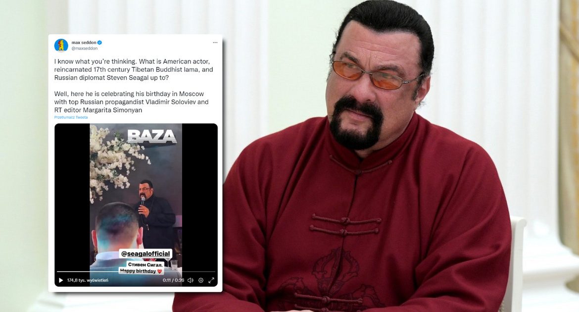 Steven Seagal celebrated his 70th birthday in Moscow [WIDEO]