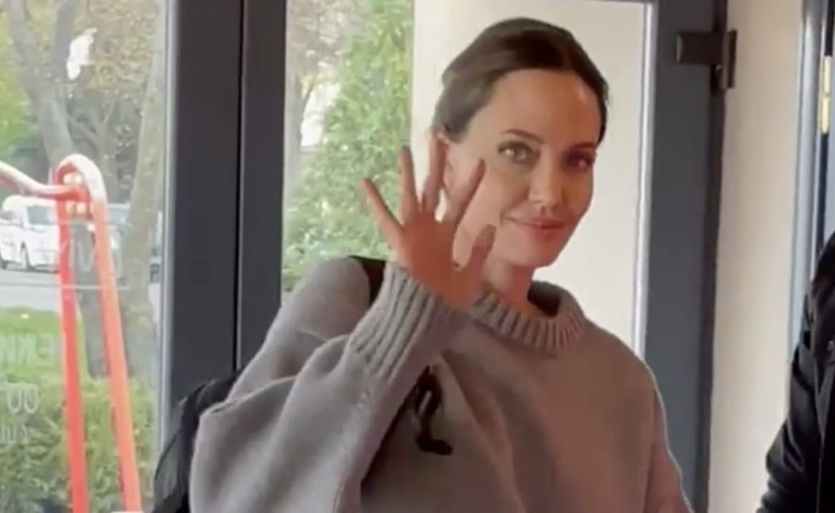 Angelina Jolie: The Hollywood star was seen in Ukraine